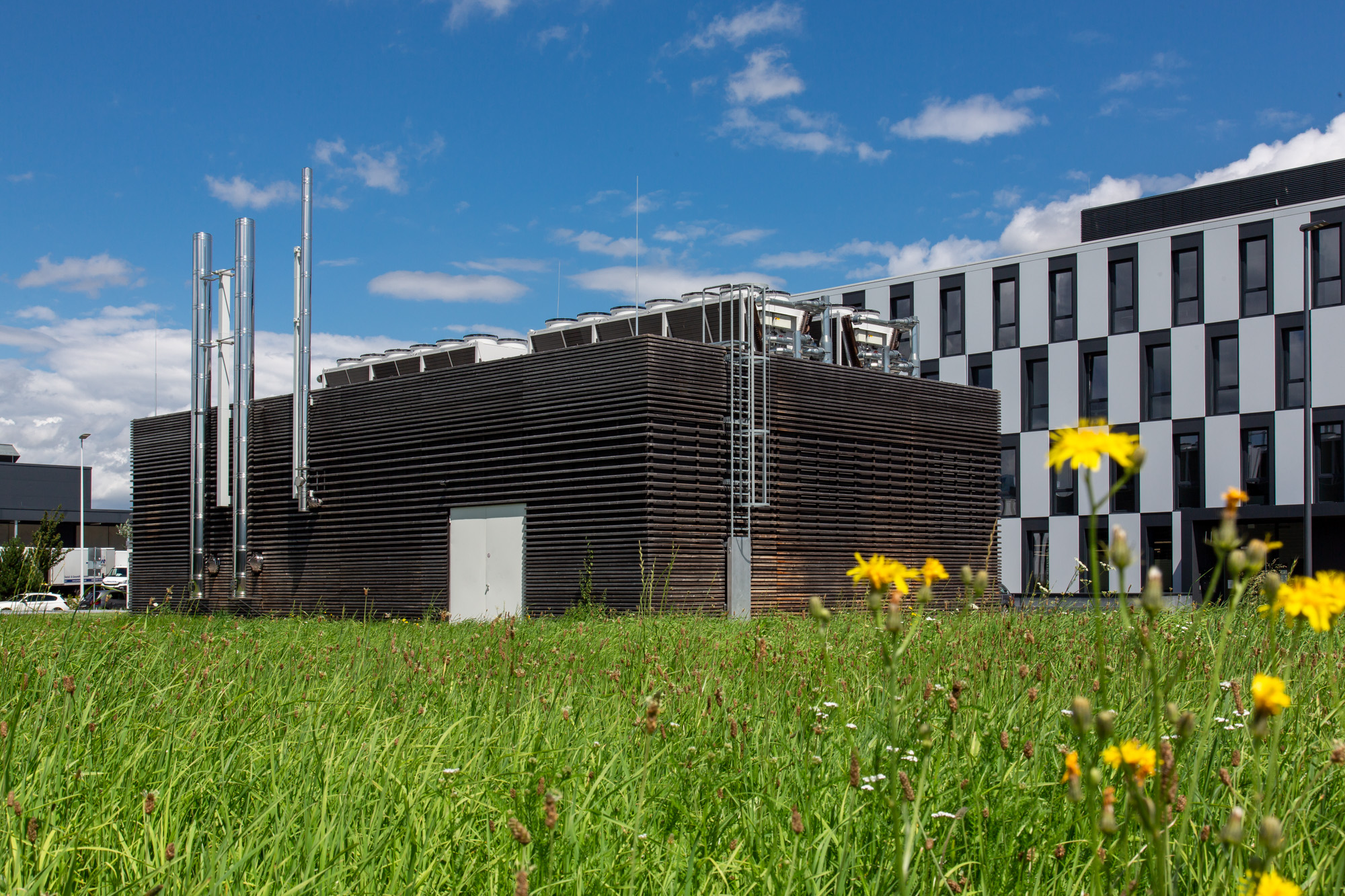 Blockheizkraftwerk in Gilching.