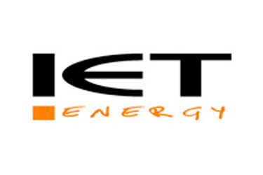 Das Logo der Firma IET Energie.