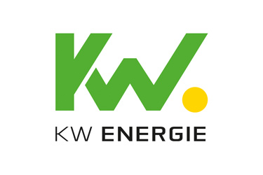 Das Logo der Firma KW Energie.