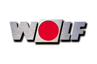 Das Logo der Firma Wolf Heiztechnik.